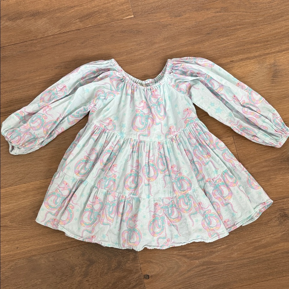Wild Rich Kids Pastel Snake dress